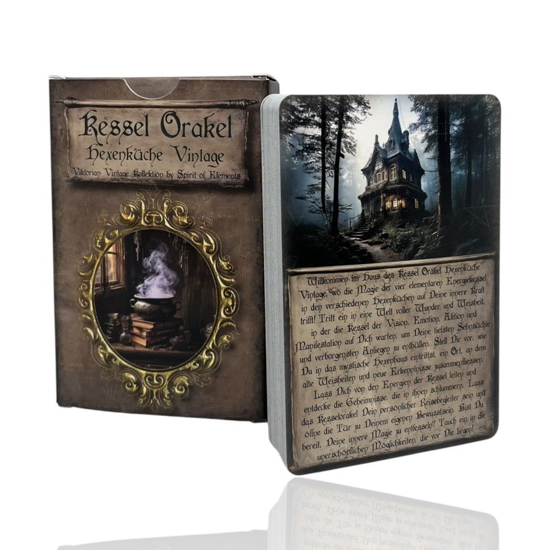 Orakelkarten - Kessel Orakel Hexenküche Vintage Orakelkarten - Kessel Orakel Hexenküche Vintage