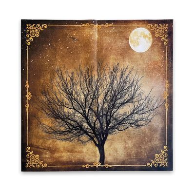 Lenormand & Tarot Tuch / Baum Antique