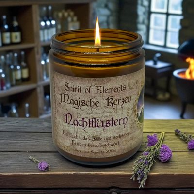 Magische Kerze „Nachtflüstern“ Magische Kerze „Nachtflüstern“