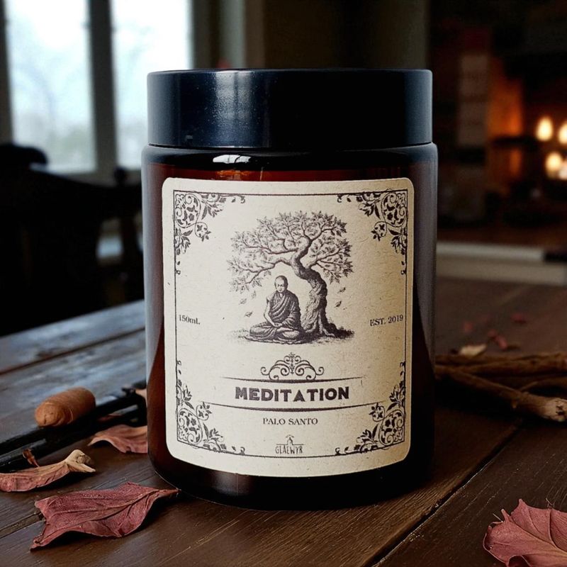 Magische Kerze Meditation – Duft Palo Santo Magische Kerze Meditation – Duft Palo Santo