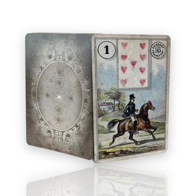 Lenormandkarten Dondorf Pompös 80x120 Vintage mit Skat