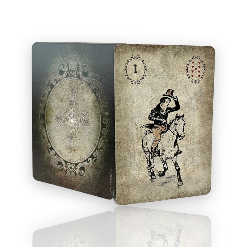 Lenormandkarten Spirit Epic Borderless Antique Pompös 80x120
