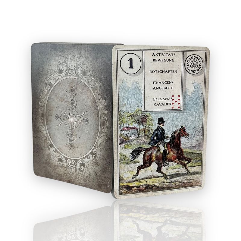 Lenormandkarten Dondorf Pompös 80x120 mit Deutung