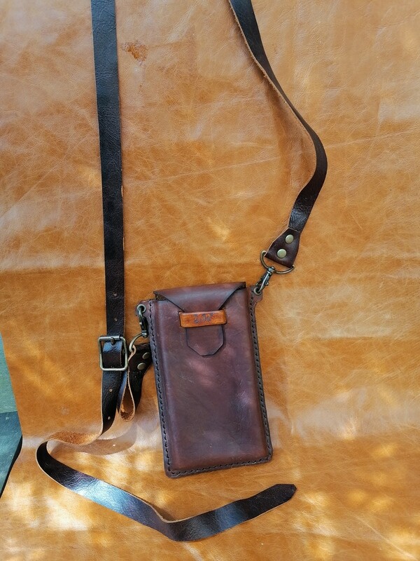 Leather Mobile phone bag