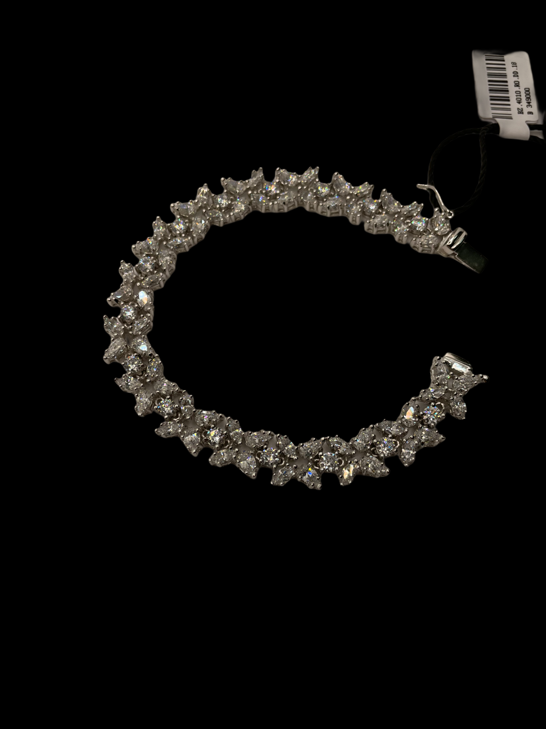 Bracciale in argento e zirconi