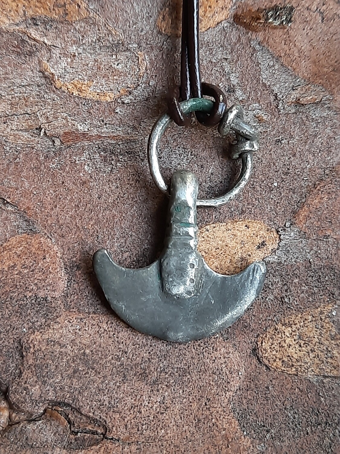 Handmade Viking Thor Hammer Pendant, Silver, Hand-Forged