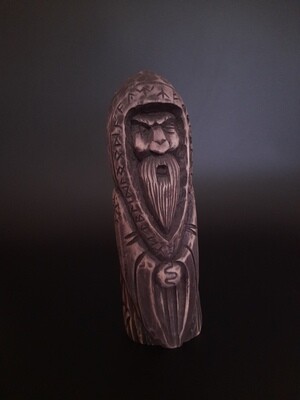 Old Norse Gods, Odin Statue, Wood Hand Carved
