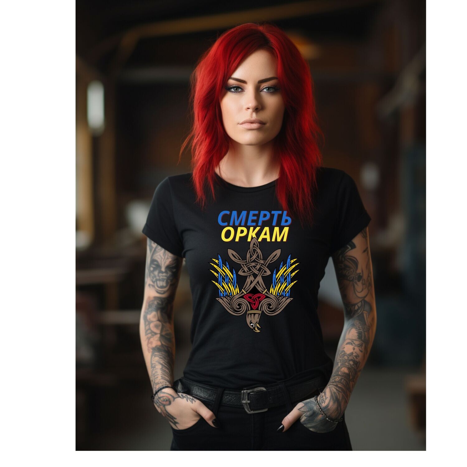 Death to the orcs - Ukrainian Patriotic T-shirts