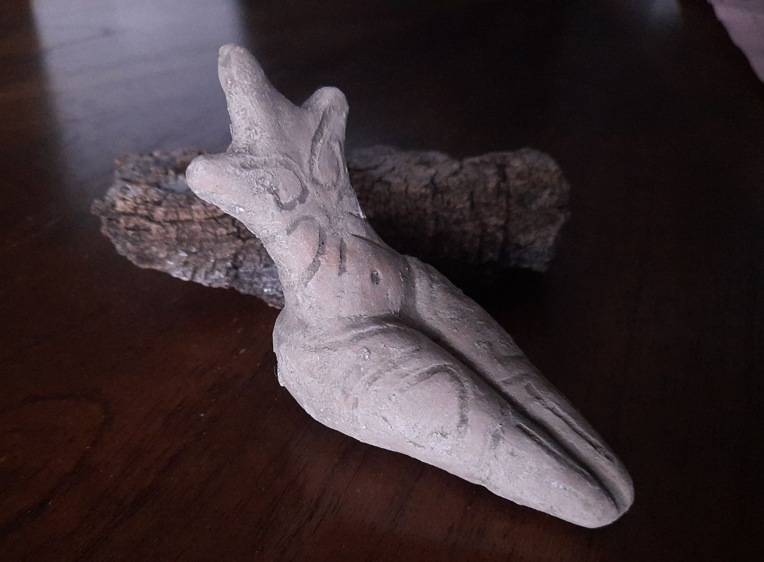 Handmade Snake Mother Goddess, First Gods of Old Europe, Neolithic Terracotta Replica
