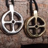 Handmade Odin Cross, Viking Solar Necklace, Casting, Pagan Jewellery Collection (Metal)