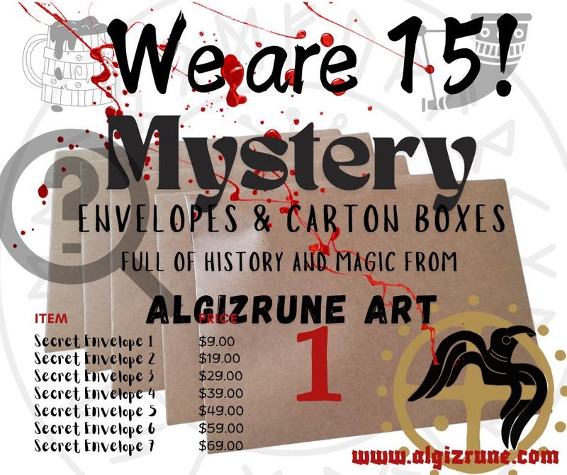 OFFER! 15 Years Anniversary Mystery Envelops and Carton Boxes from Algizrune Art