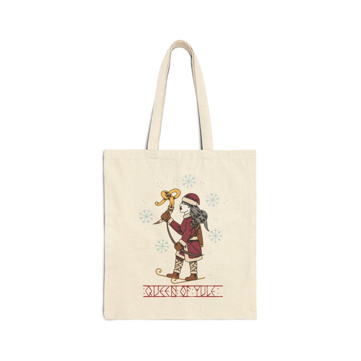 Skadi, Norse Mythology Goddess, Cotton Canvas Tote Bag