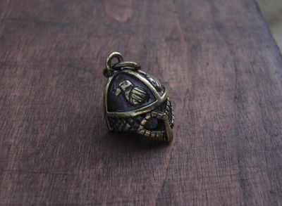 Norse Viking Helmet Pendant – Handmade Necklace Inspired by Ancient Artifacts
