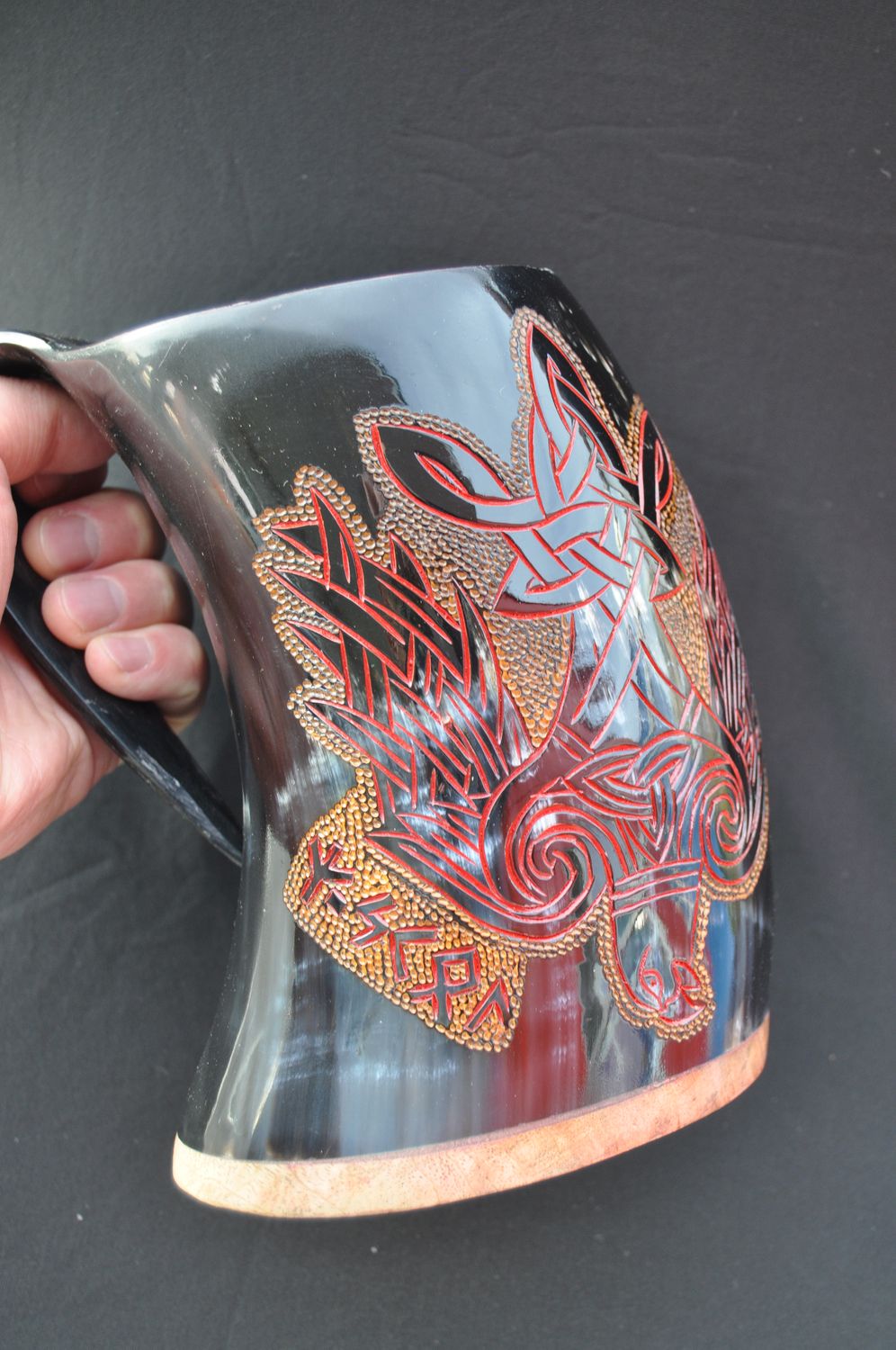 XXXL Falcon Horn Tankard, Yule Season 2024 Collection