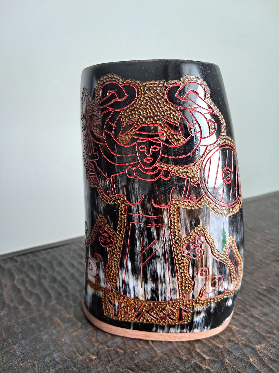 NEW! Premium Viking Drinking Horn Tankards Collection – “Freyja”