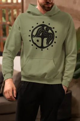 Raven Unisex Hoodie – Norse Mythology Inspired by Odin’s Watchful Guardians