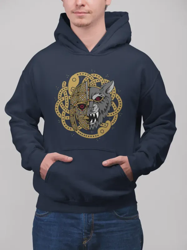 Ulfheðnar Unisex Hoodie – Viking Wolf Warriors & Norse Battle Legends