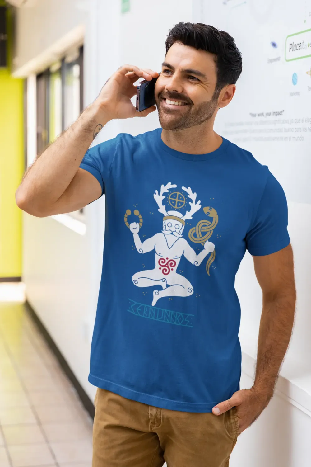 Cernunnos / Horned King T-Shirt – Celtic Mythology-Inspired Unisex Tee by LostRavn