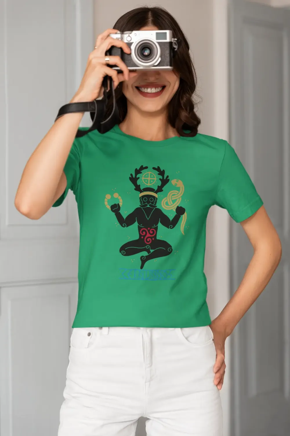 Cernunnos / Horned King T-Shirt – Celtic Mythology-Inspired Unisex T-shirt