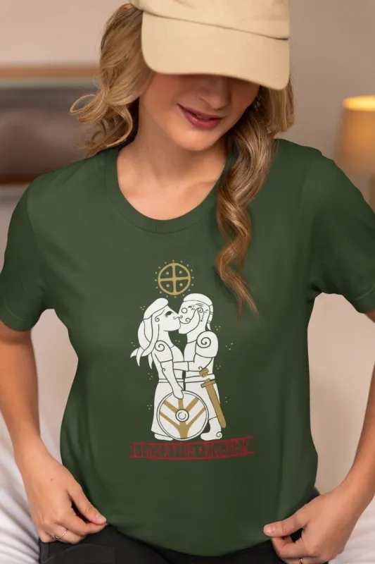 Lagertha & Ragnar T-shirt – Legendary Viking Love Story Apparel