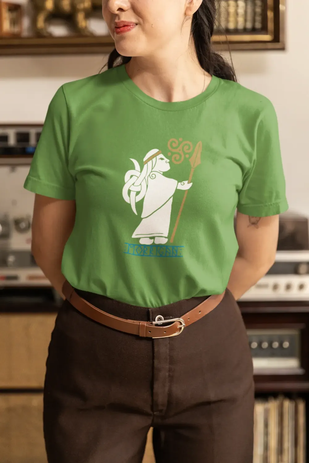 Morrigan Celtic Goddess T-Shirt – Mythology-Inspired Unisex Soft Cotton Tee