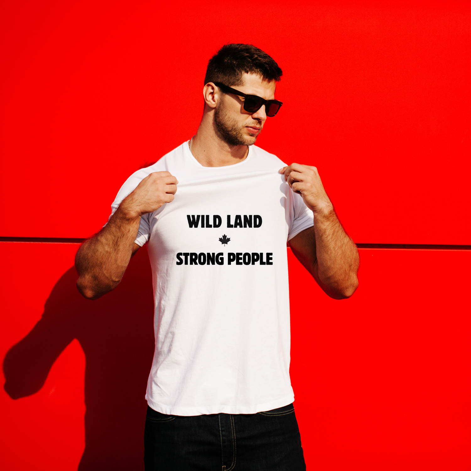 Wild Land Strong People Unisex t-shirt