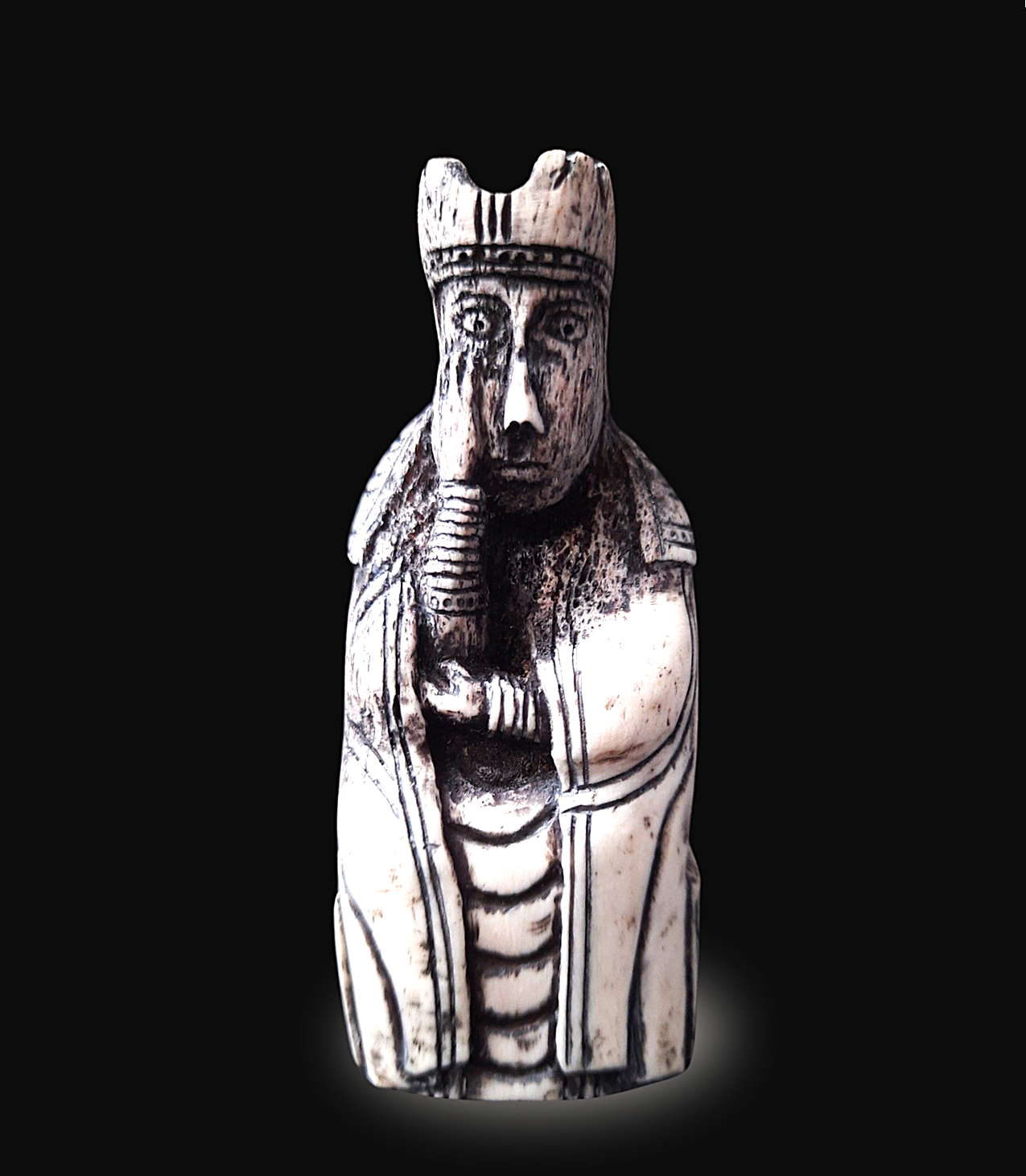 Experience the Majesty of the Lewis Chessmen with Our Exquisite Queen Replica