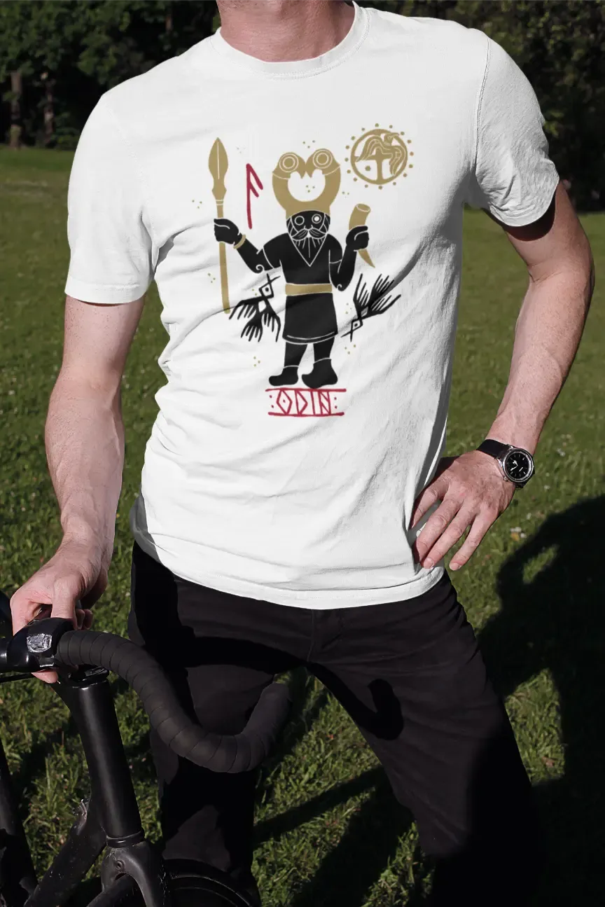 Odin T-Shirt – The Allfather, Seeker of Wisdom & War