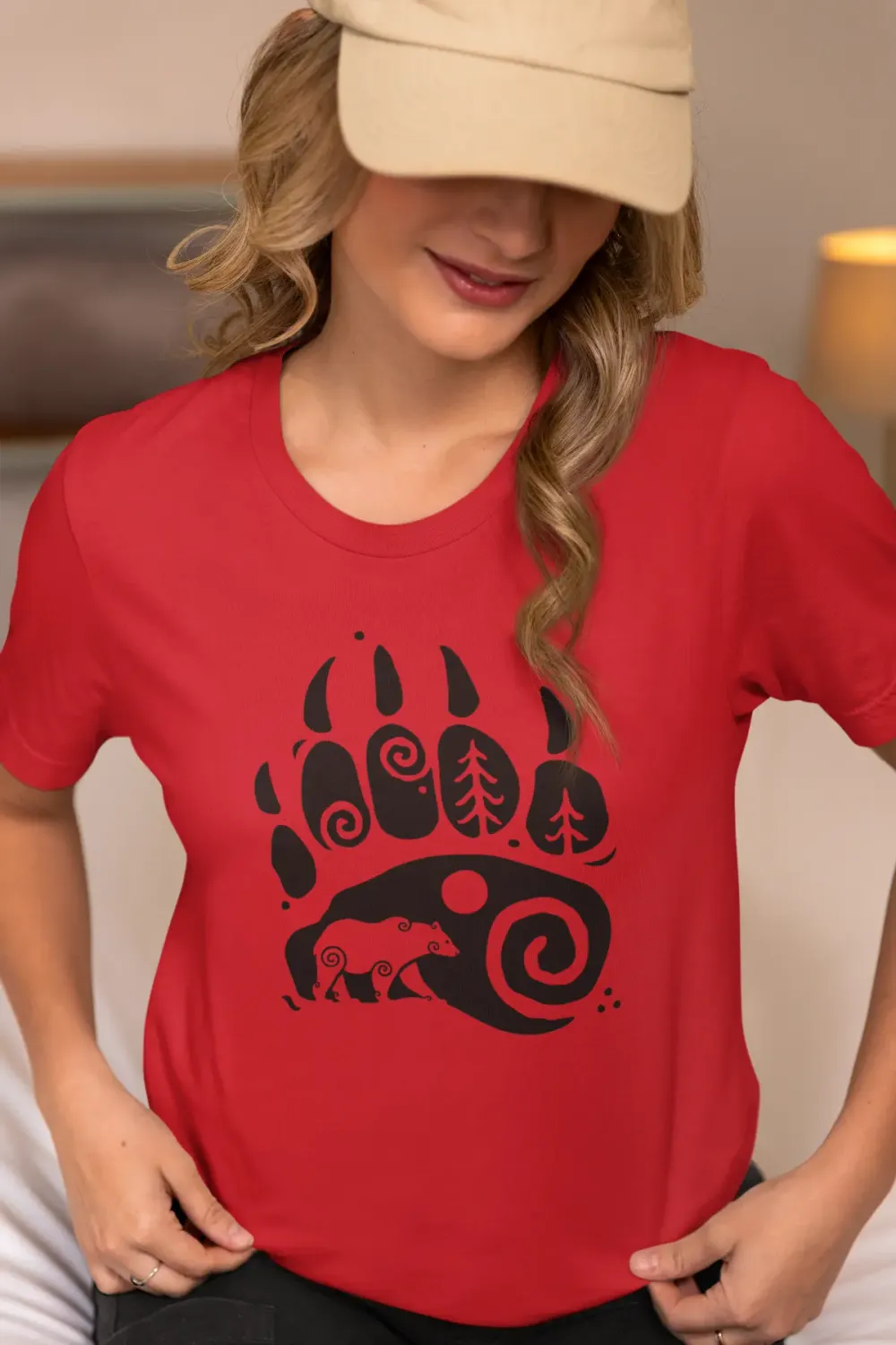 Bear Paw Unisex T-Shirt – King of the Forest