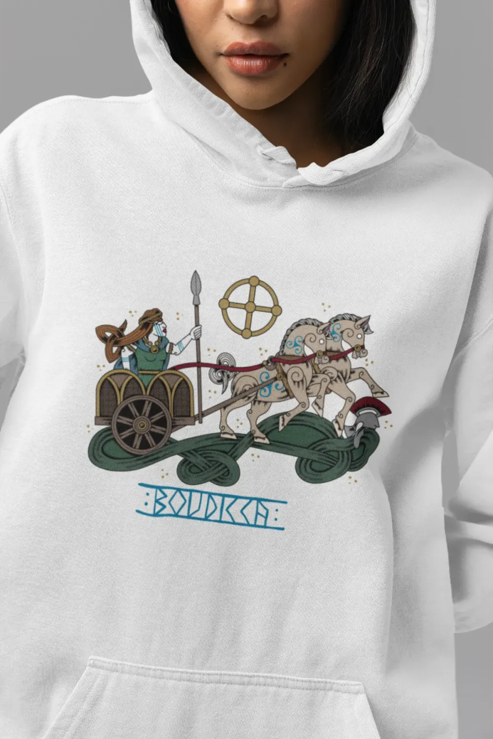 Boudicca – The Warrior Queen Who Rose Against Empire, Unisex Hoodie