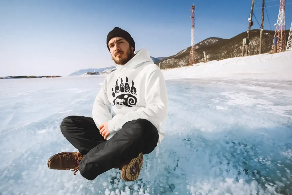 Bear Paw Unisex Hoodie – Strength of the Wild