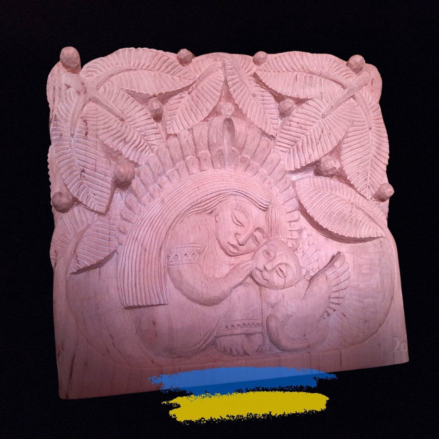 Whispers of Sorrow – Ancient Slavic Motifs Wood Carving by Sergiy Kostyuk
