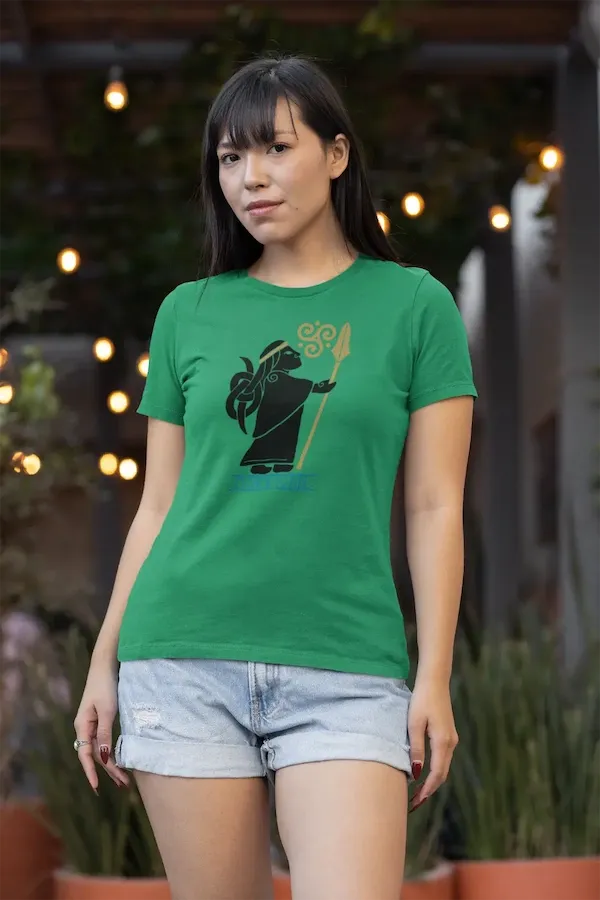 Morrigan Celtic Goddess T-Shirt – Unisex Cotton Tee Inspired by Irish Mythology
