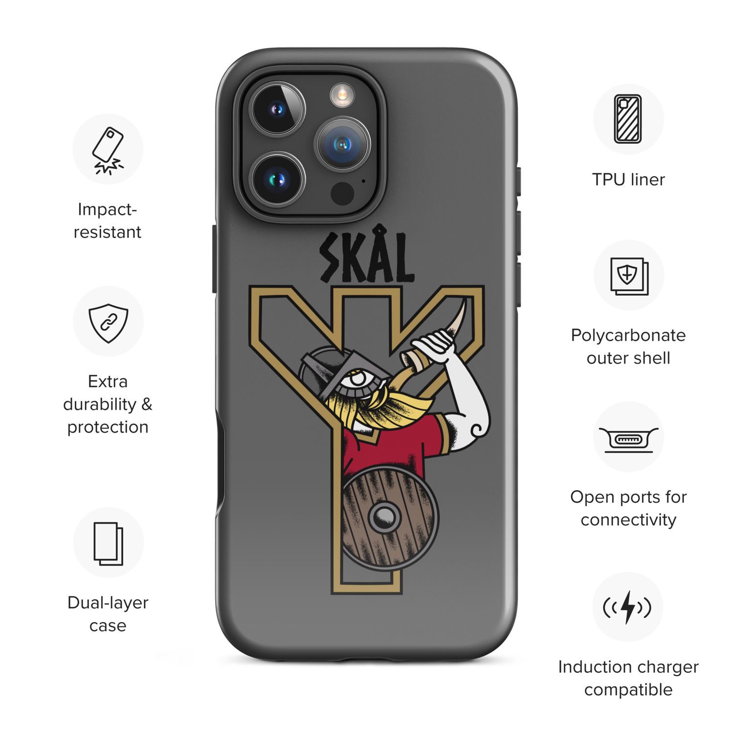 SKÁL Viking Phone Case, Tough Case for iPhone®