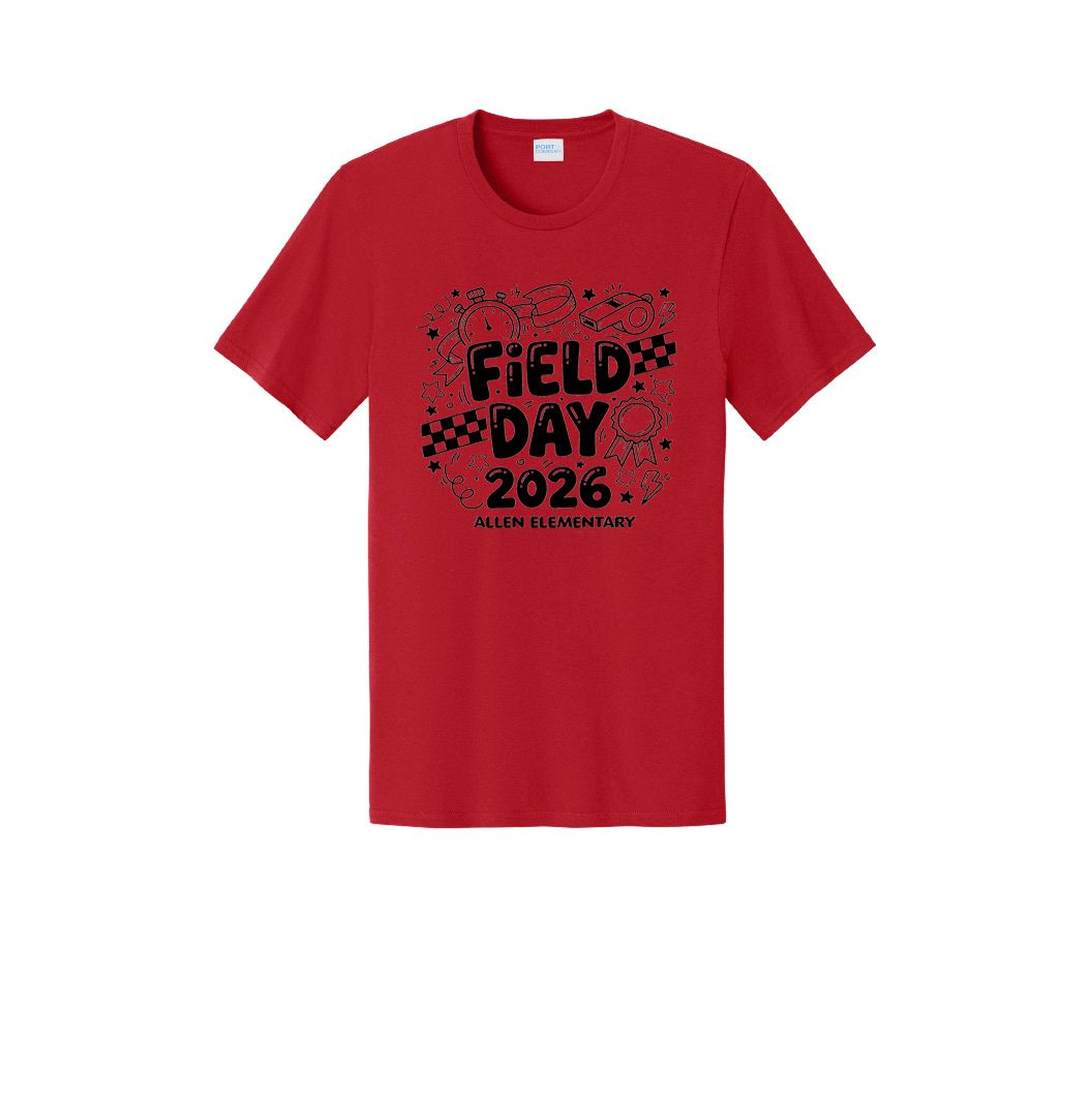 Allen FOURTH GRADE Field Day Tee