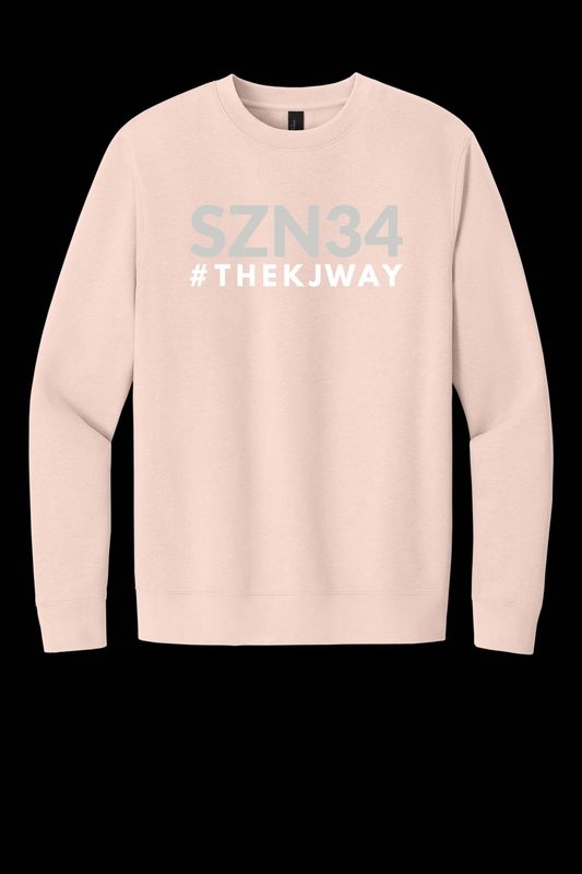 Season 34 Crewneck Fleece-Adult Rose