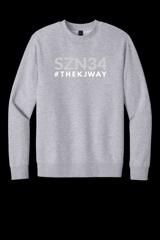 Season 34 Crewneck Fleece-Adult Grey