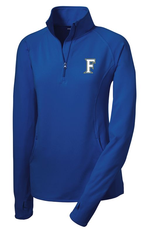 FHS Ladies 1/4 Zip-Royal