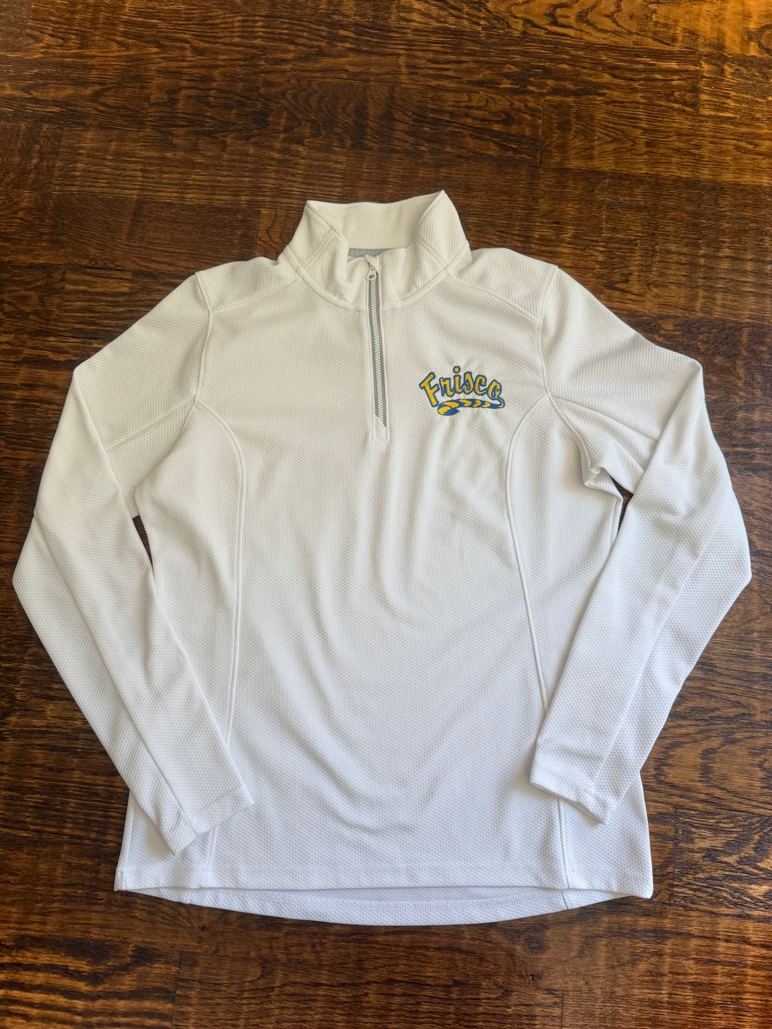 FHS Ladies 1/4 Zip-White