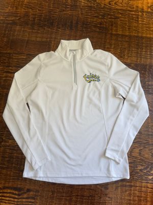 FHS Ladies 1/4 Zip-White