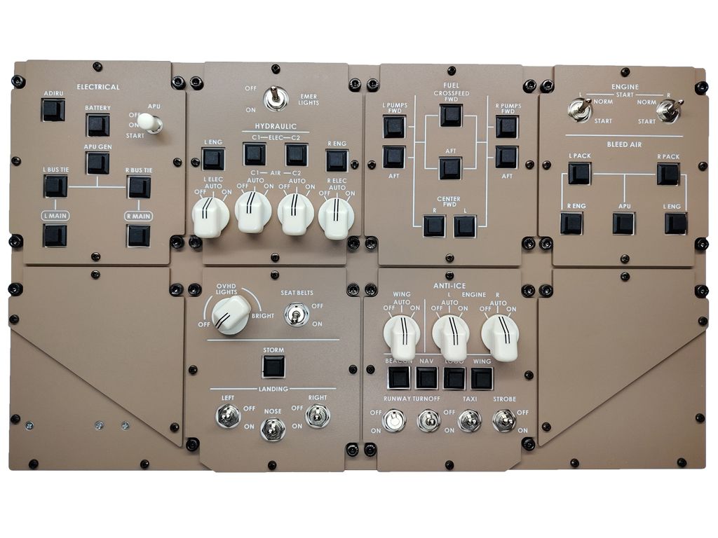 777 Input overhead panel
