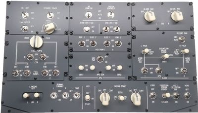 737 Input overhead panel V5