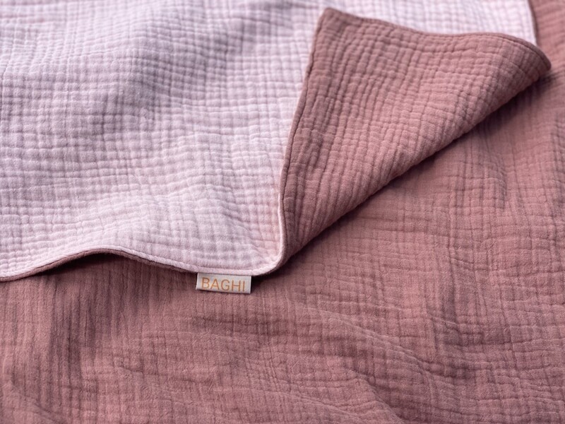 Badlaken - Licht & donker roze