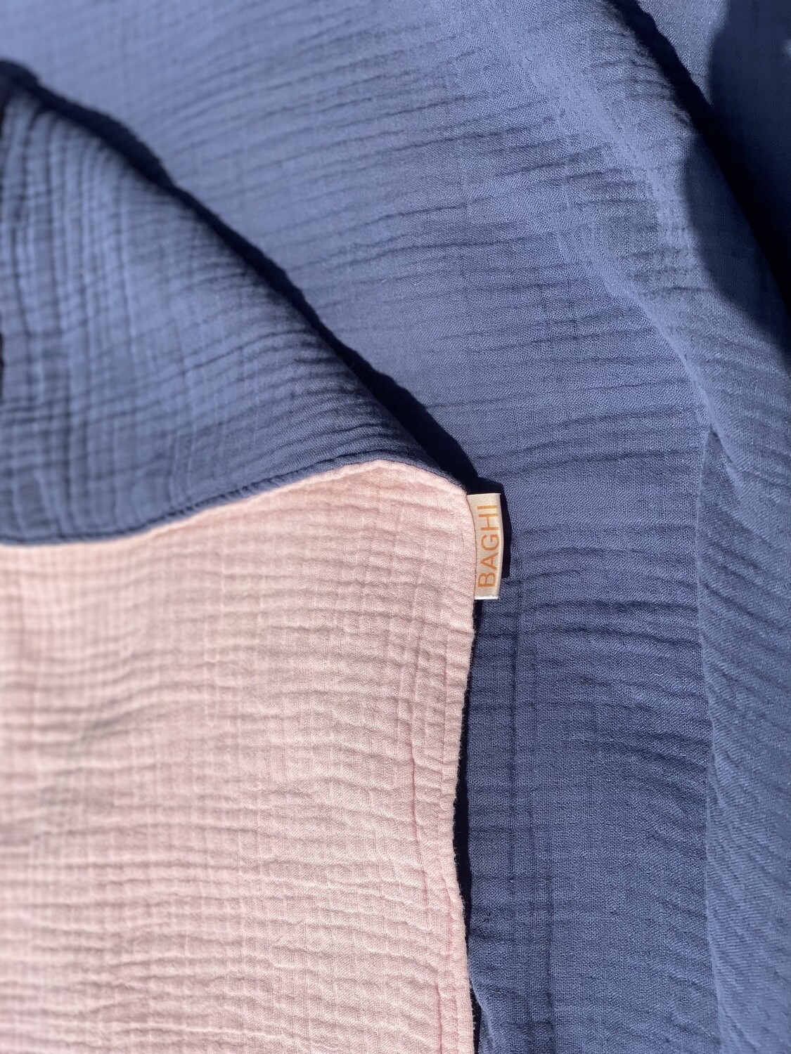 Badlaken - Roze & blauw