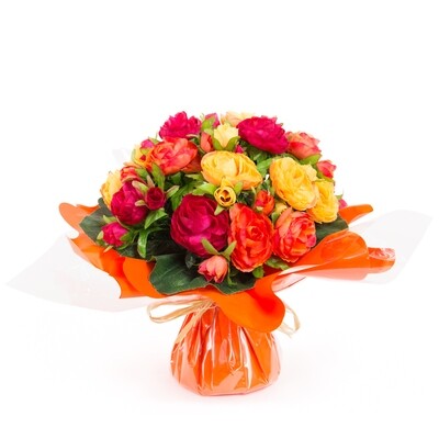 Bouquet Bulle Orange