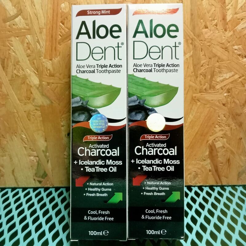 Dentífrico de Aloe Vera con Carbón Activo