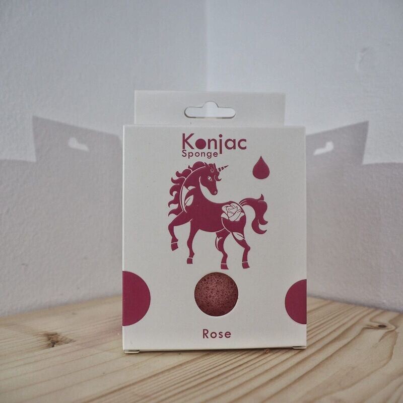 Esponja Konjac "Rosa"