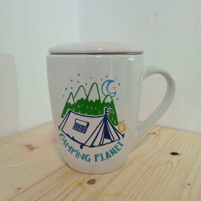 Taza con filtro y tapa