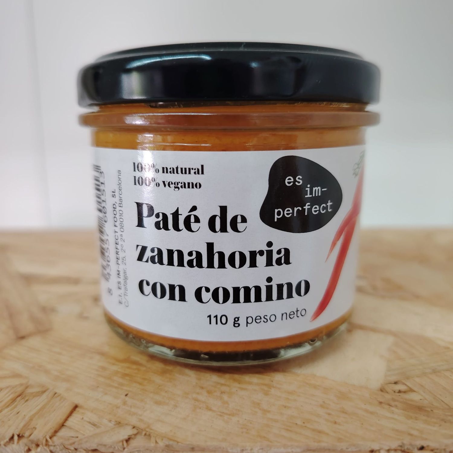 Paté de zanahoria con comino