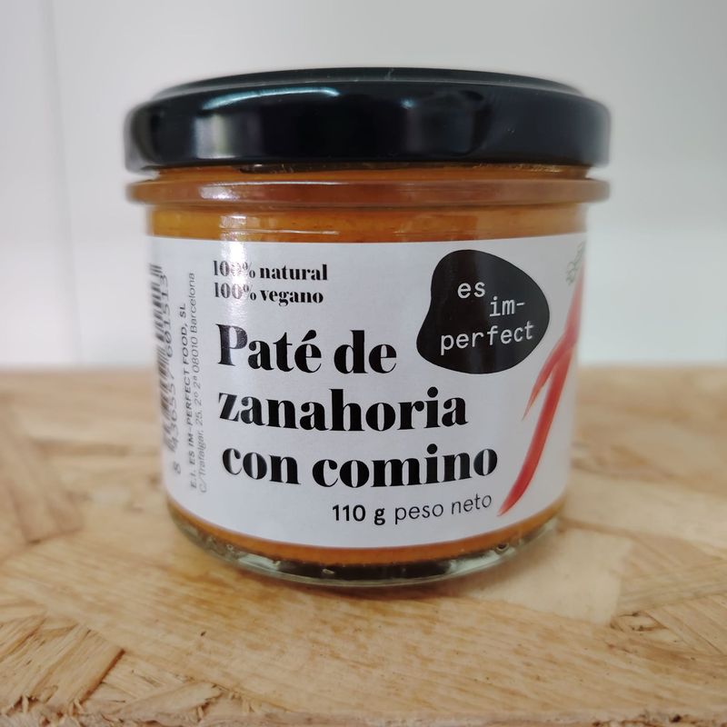 Paté de zanahoria con comino